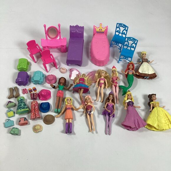 Polly Pocket Mini Doll Furniture Replacement Piece Lot - Picture 1 of 13